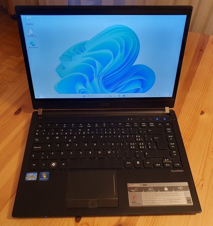 Carte Mère Acer Travelmate 8481 – Avec Processeur I3-2367M, Dissipateur, Ventilateur Et Base – Occasion Fonctionnelle