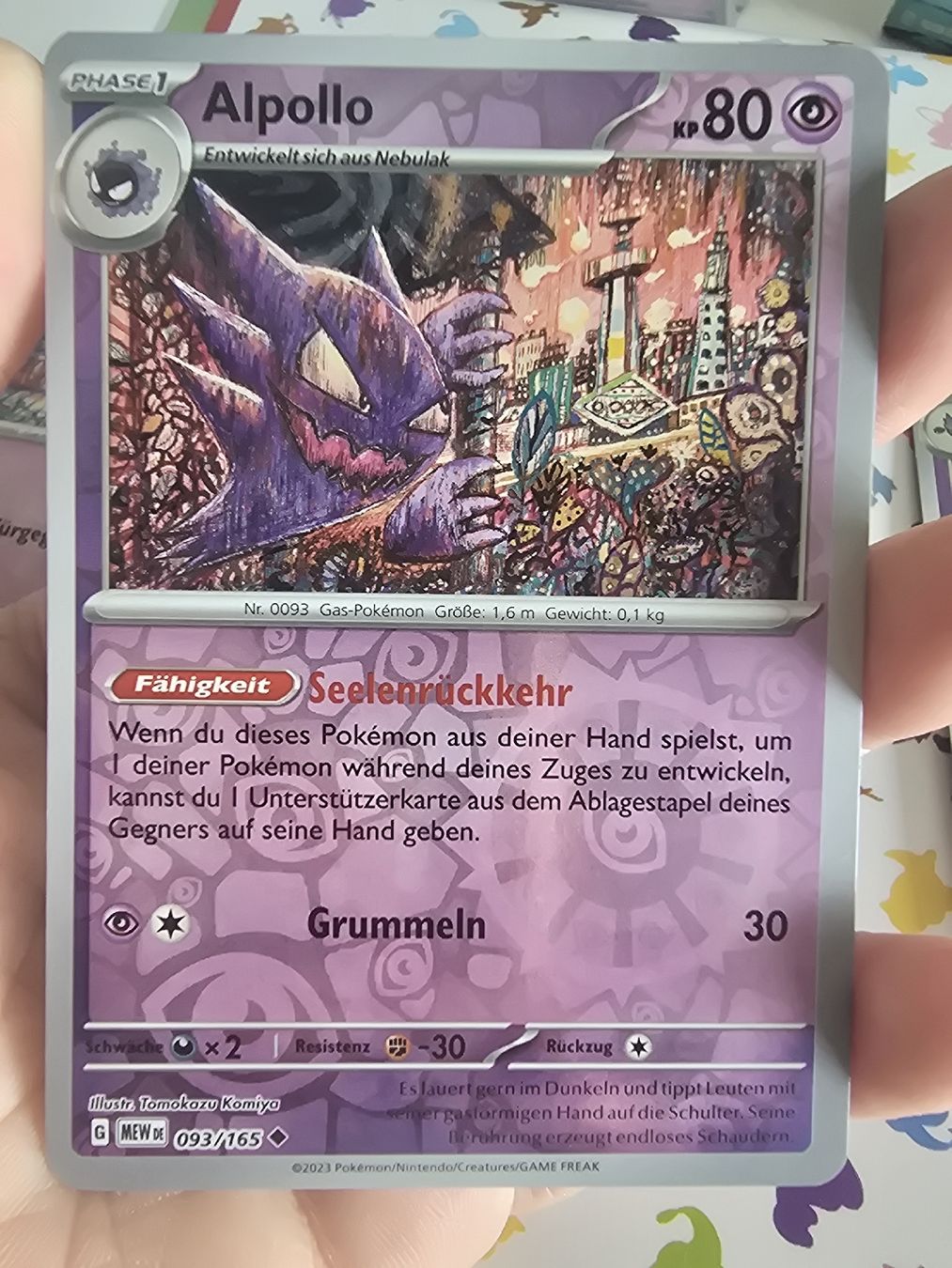 Pokémon Carte collezionabili: Pokemon Trio, Nebulak, Apollo Gengar Reverse Holo, DE  – Nuovo (secondo la descrizione) da Pfäffikon SZ venduto da gmw_8nk9 5