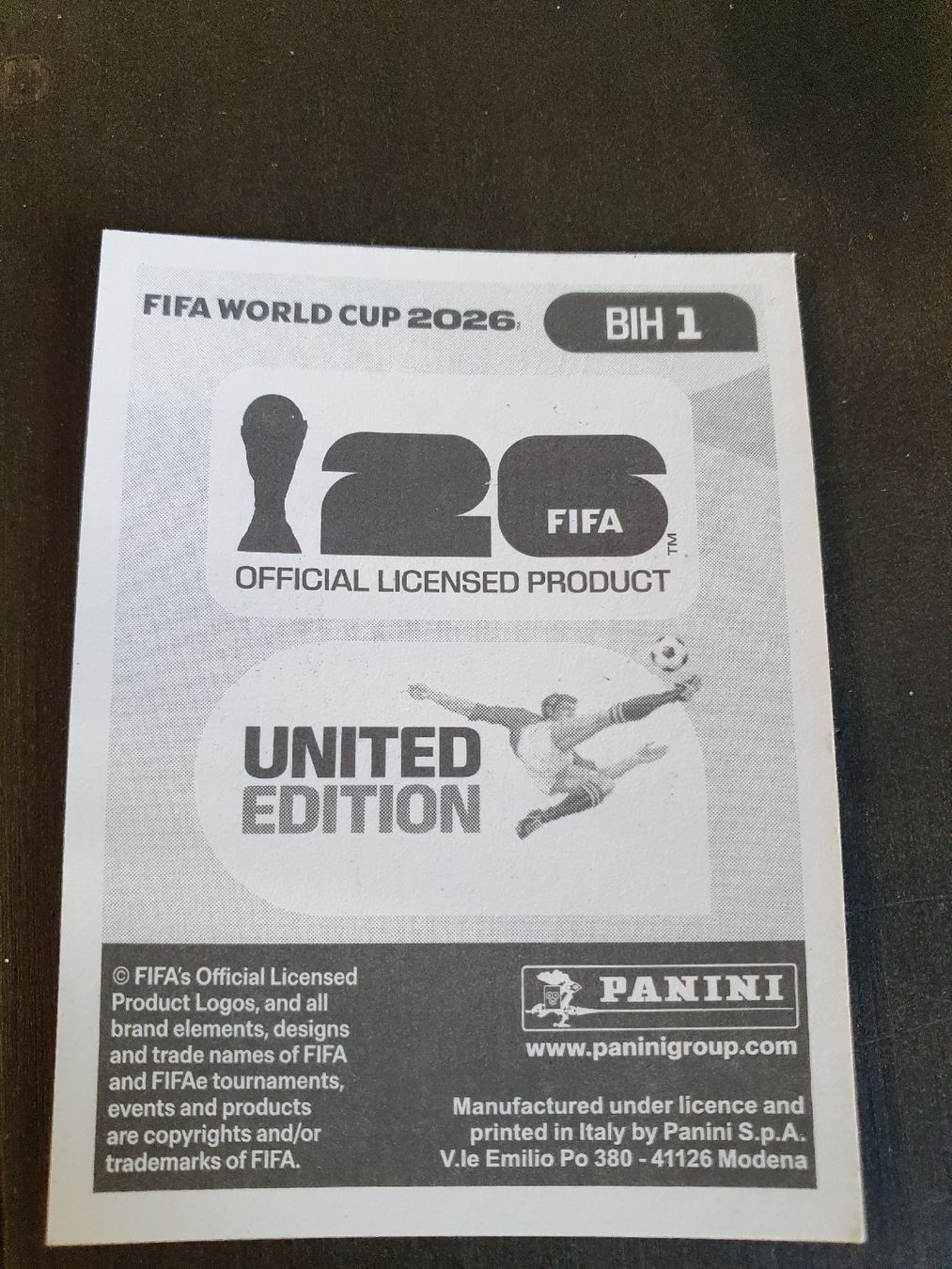 Panini Cartes à collectionner: Fifa world Cup 2026 BIH1 – Neuf avec emballage d'origine à St.Gallen par Avena135 1