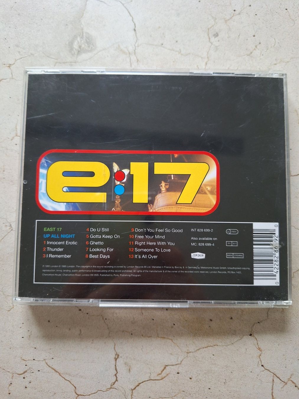 CD: CD East 17 - Up all night – Usato da Schaffhausen venduto da Mipakr 2