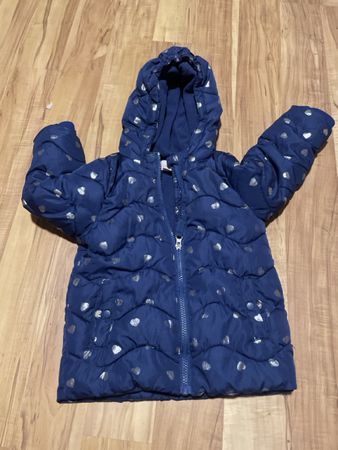 Kinder Steppjacke Impidimpi marineblau Herz Gr 98/104