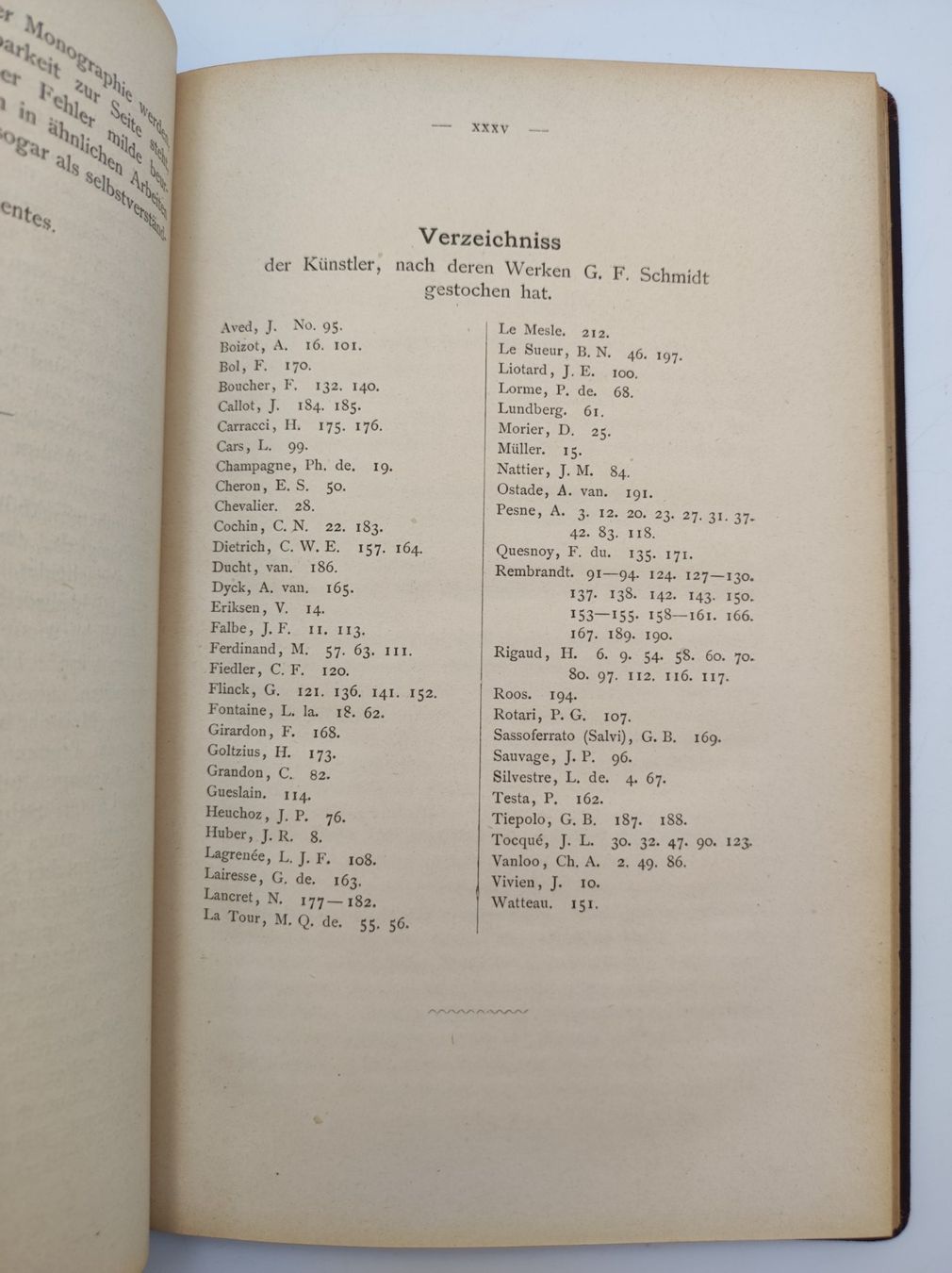 Libri: GEORG FRIEDRICH SCHMIDT - WERKVERZEICHNIS – Usato da Goldach venduto da Gaip 4