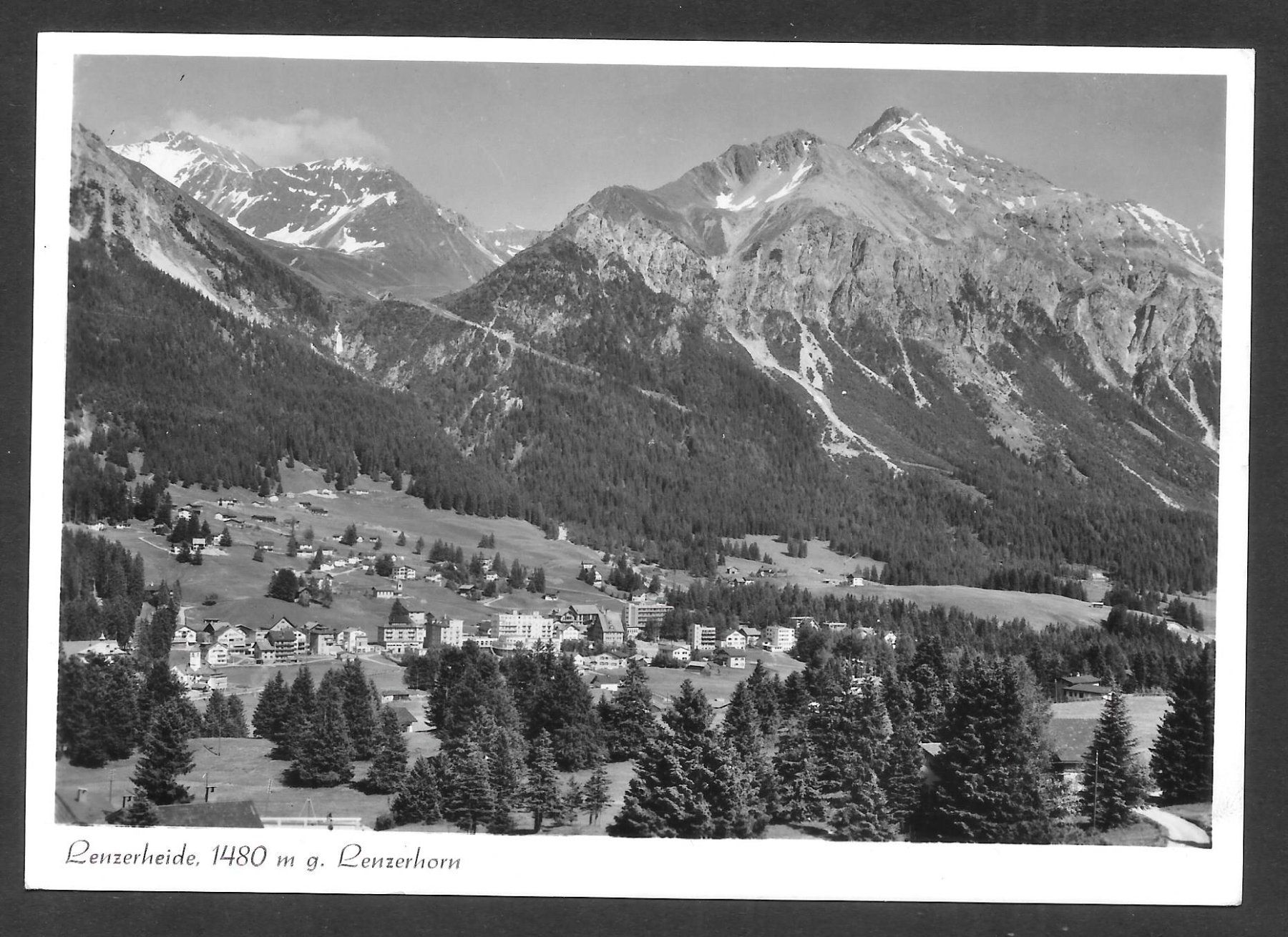 Ansichtskarten: Lenzerheide Ansicht gegen Lenzerhorn – Gebraucht aus Olten von clotaldi