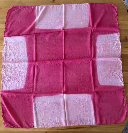 Tuch quadratisch pink/rosa