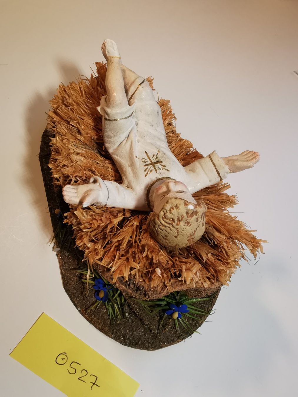 Statuette: Antike Krippenfigur Jesuskind in Krippe – Usato da Dübendorf venduto da aschiduebendorf 4