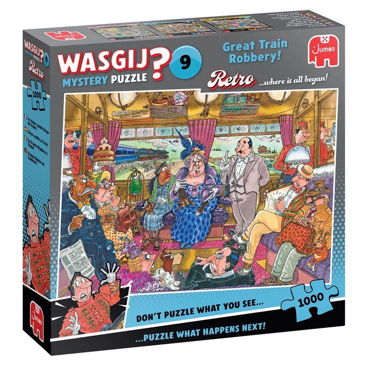 Wasgij Puzzles: Wasgji M9 Great Train Robery – Neu und originalverpackt aus Dagmersellen von FBM-Bacheli
