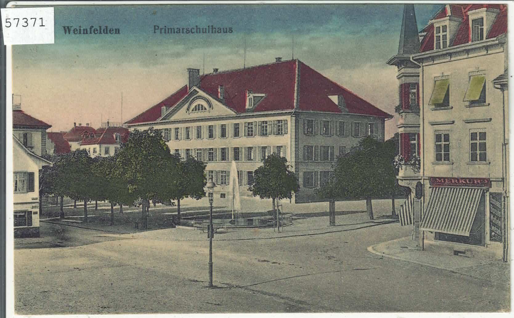 Cartoline postali: Weinfelden - Primarschulhaus - coloriert – Usato da Ettingen venduto da Kartenplanet