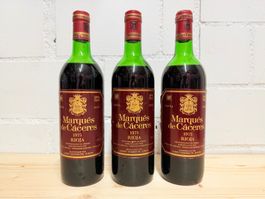 Marqués de Cáceres 1975 Rioja – 3 Flaschen – Lot 05