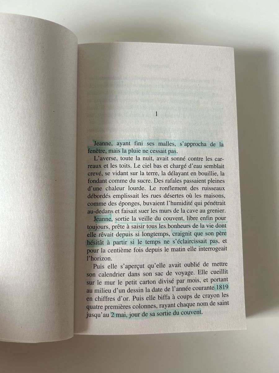 Bücher: Livre Une vie, Maupassant – Gebraucht aus Sonceboz-Sombeval von Anna_Maria09 4
