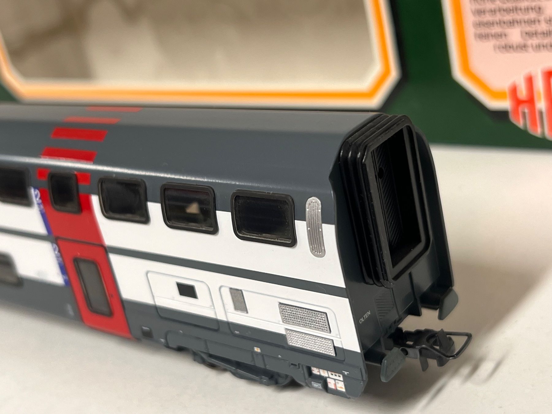 Hag Modellini di ferrovie: Hag SBB IC 2000 2.Kl. AC Nr.490 – Usato da Neuenhof venduto da ludovicco 4