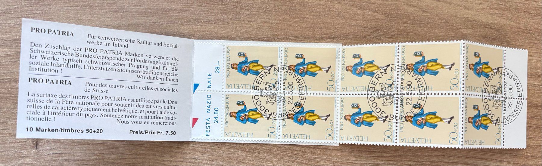Tutti i francobolli: PRO PATRIA 1990 – Usato da Ostermundigen venduto da Heavenmaus75 1