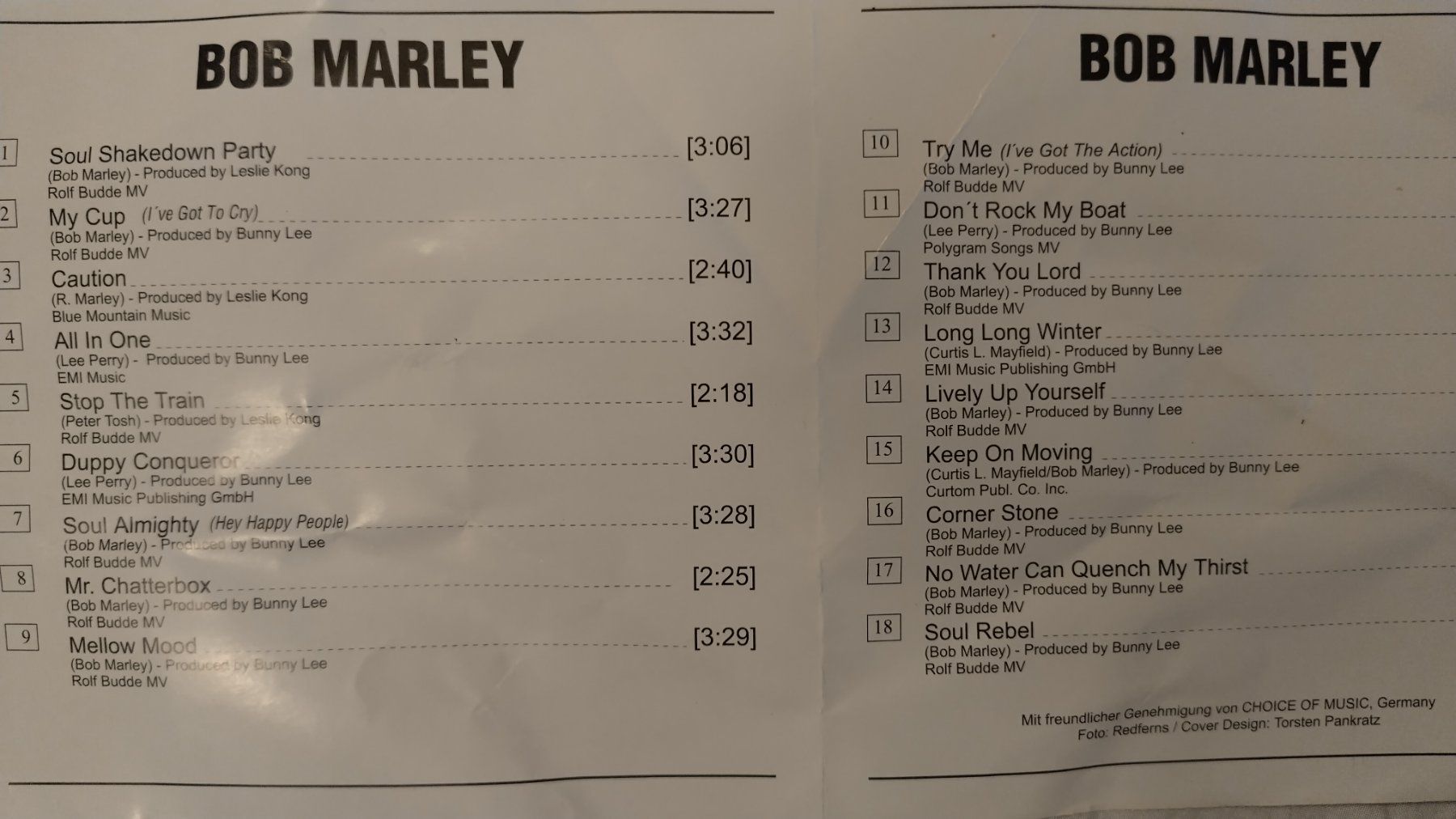 CD: Bob Marley CD ab Fr. 1.- – Usato da Bellach venduto da JingleJerry 1