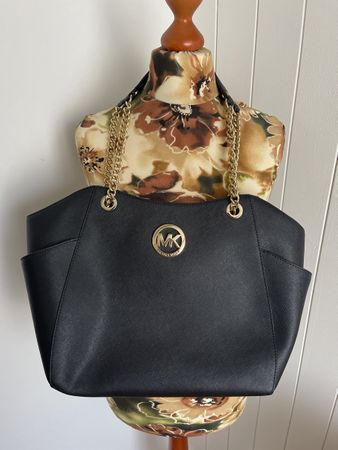 Michael Kors Handtasche Schwarz Gold Kette