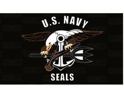 U.S. Navy SEALS Flagge – 150 x 90 cm, widerstandsfähig