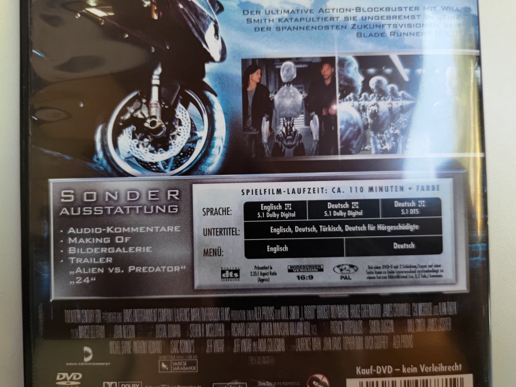 Tous les DVDs: I, Robot – D'occasion à Liestal par Kratzilla 3