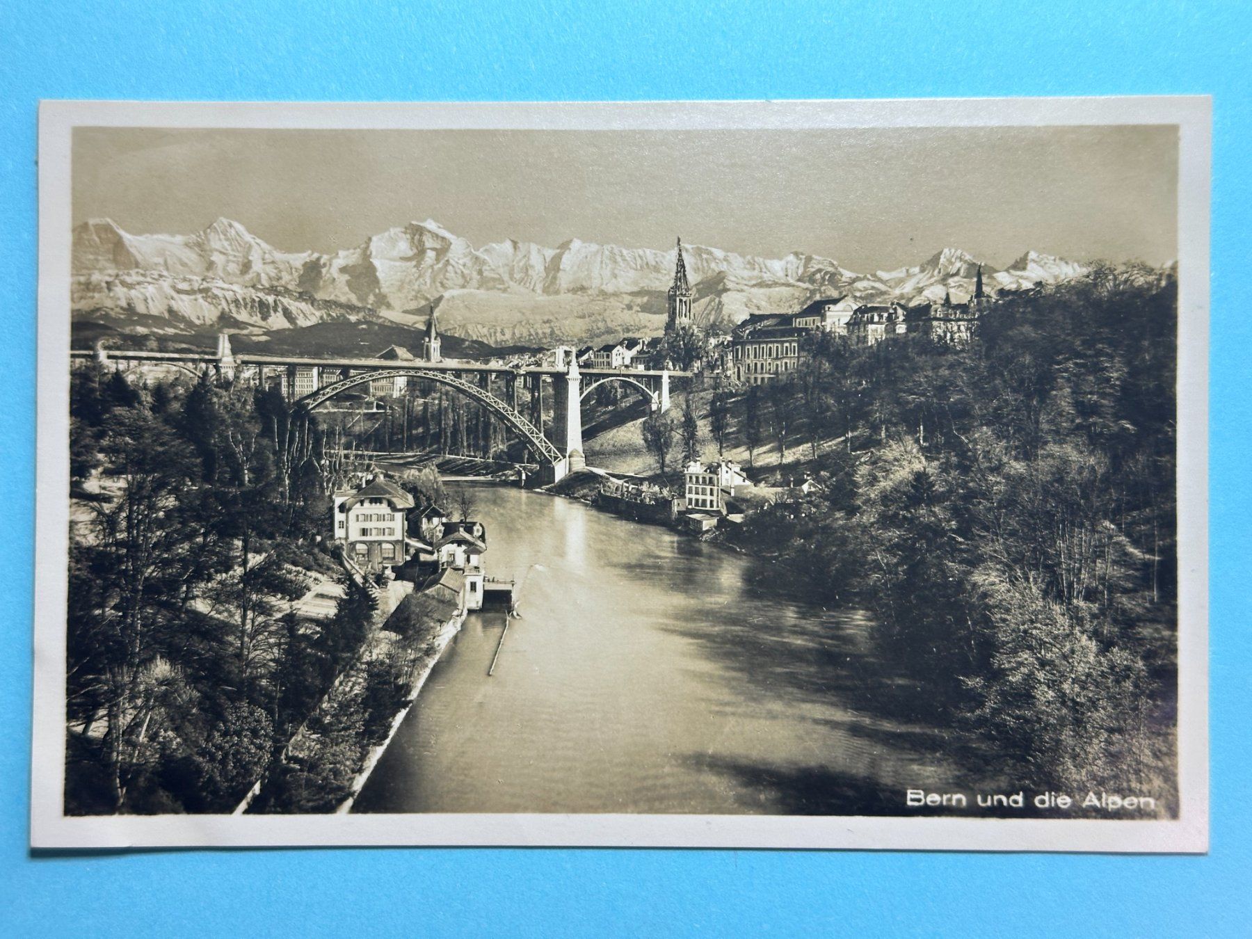 Cartes postales: Bern und die Alpen – D'occasion à Steg VS par danwer74