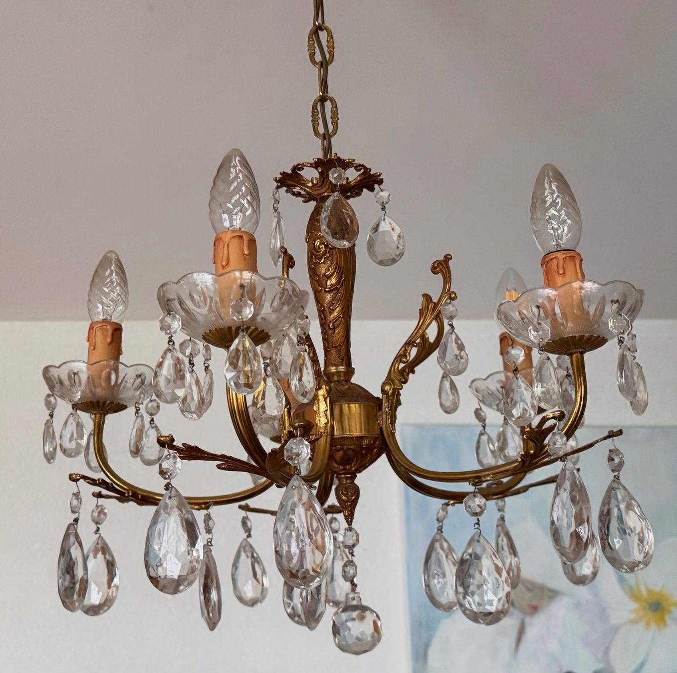 Lampadari & plafoniere: Lustre ancien de style français – Usato da Sion venduto da Onseck 1