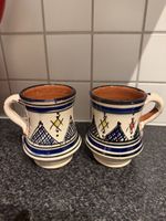 2 marokkanische Keramikbecher – handbemalt – traditionelles 