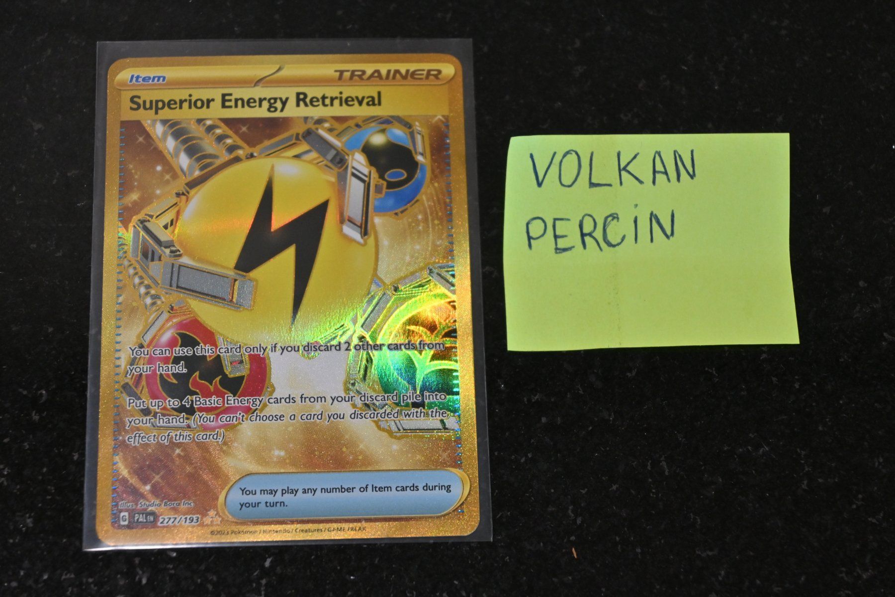 Pokémon Carte collezionabili: Superior Energy Retrieval #277 Pokemon Paldea Evolved – Nuovo (secondo la descrizione) da Aigle venduto da PSAPOKEVOVO