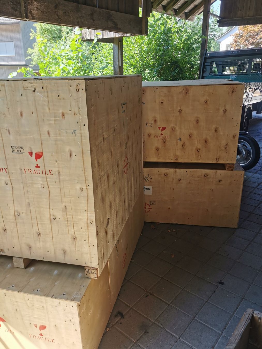 Casse di trasporto: Sperrholzkiste, Seeverpackung, Transportverpackung – Usato da Hittnau venduto da Wbhswiss 1