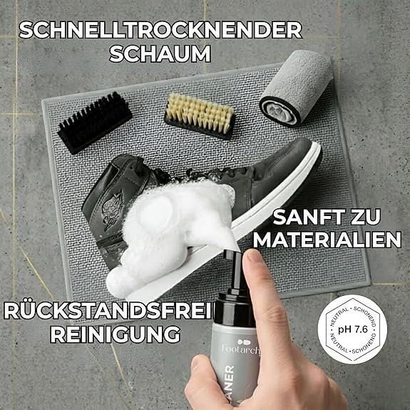 Altro in  Abbigliamento & Accessori: Sneaker Reiniger Set 150 ml Schuhputzset 2 Bürsten – Nuovo e nell'imballaggio originale da Suhr venduto da SchnapperCH 4