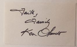 Ken Olandt Autogramm signiert Karte 7x10cm