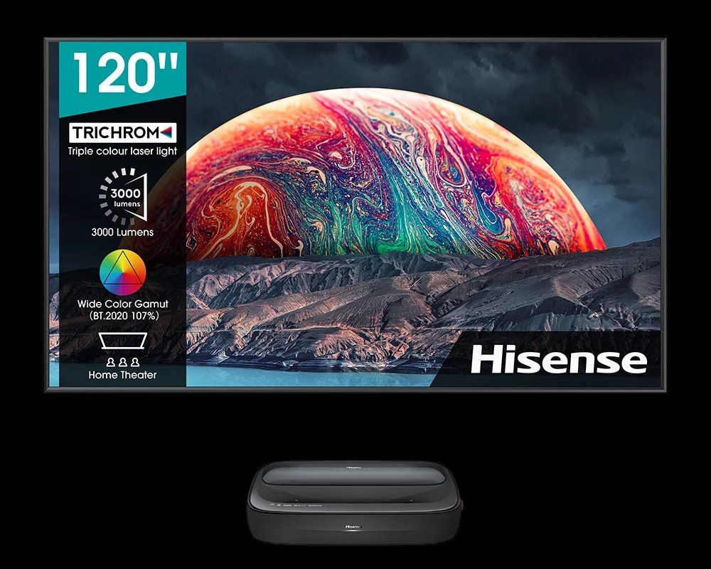 Hisense Proiettori: Hisense Laser TV 120L9G mit Leinwand – Usato da Kerzers venduto da Hubihifi