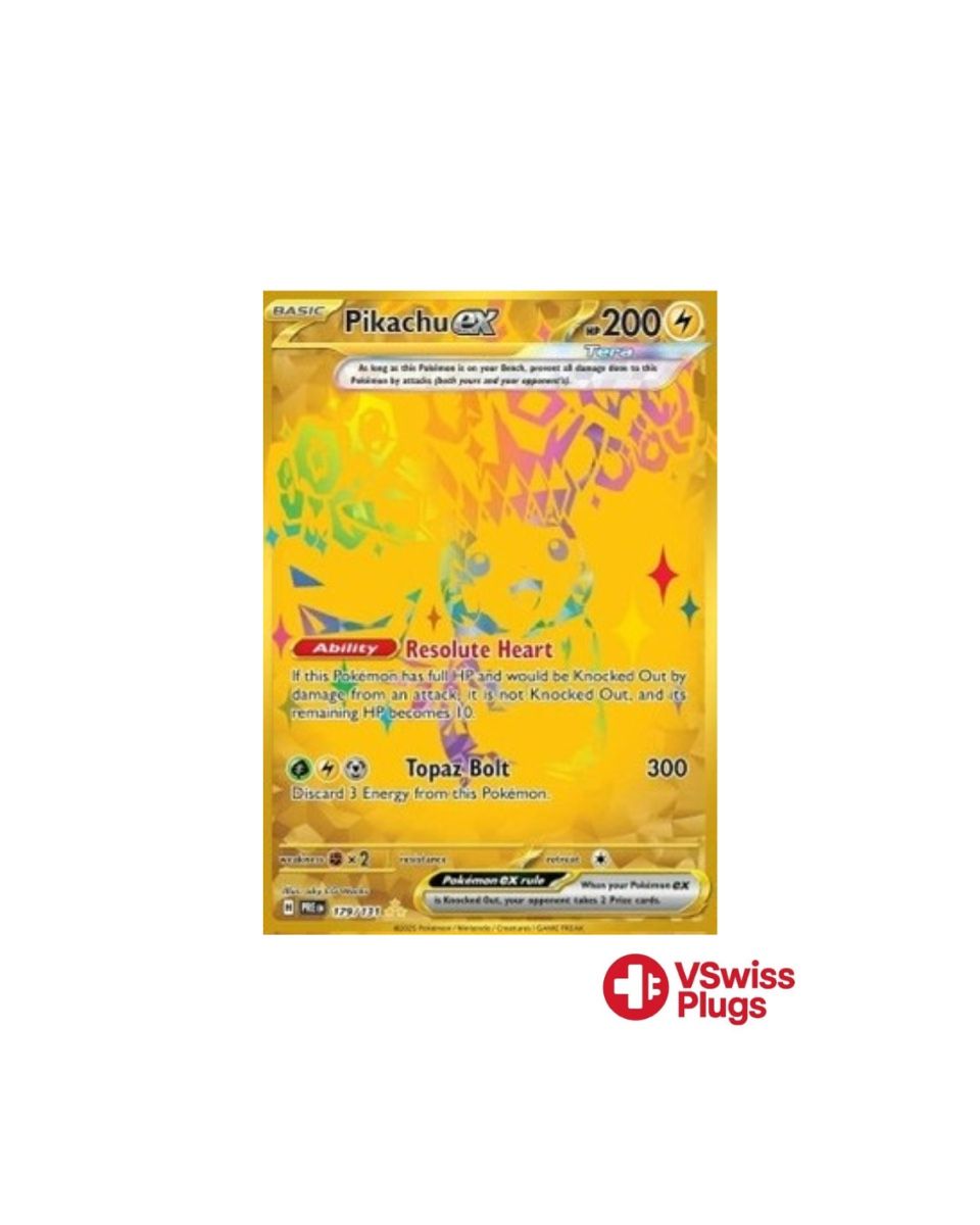 Pokémon Sammelbilder & Trading cards: Pikachu EX 179/131 EN – Neu (gemäss Beschreibung) aus Conthey von Vswissplugs.com