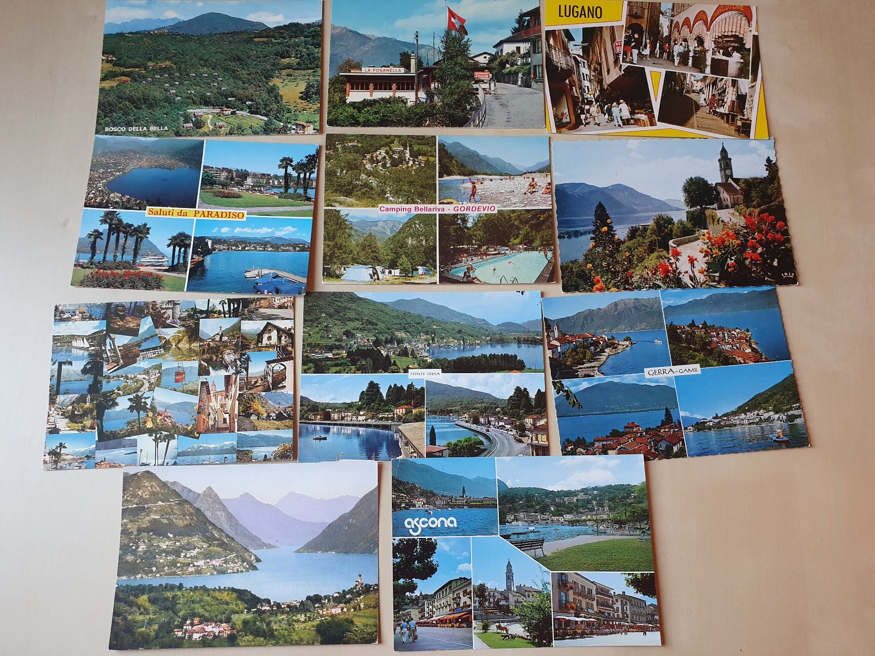 Cartoline postali: 20 x Karten Tessin ab 1935 – Usato da Stansstad venduto da collectorsshop 4
