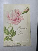 Alte Postkarte Vintage, Rose!