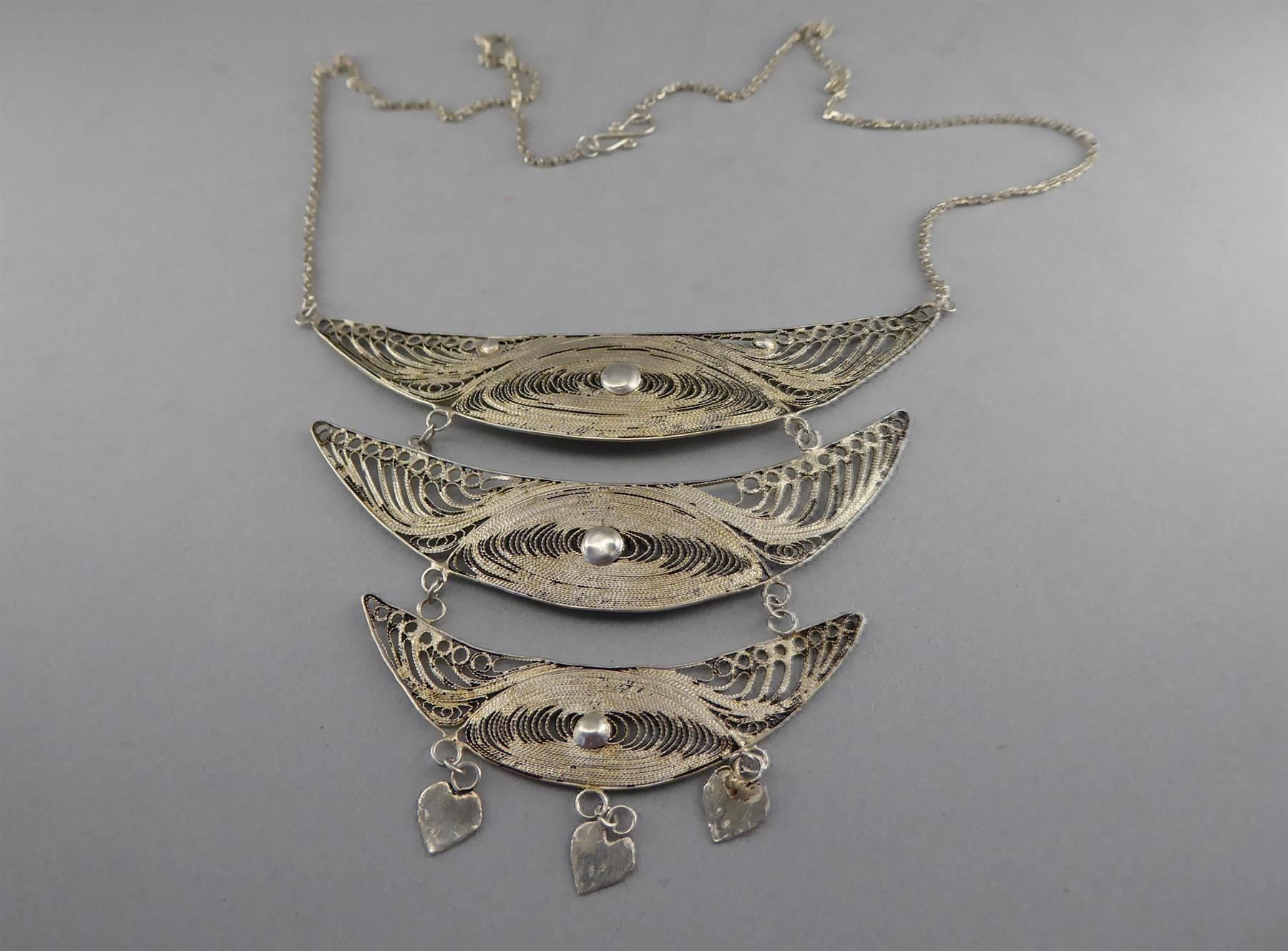Catenine: Filigranes Collier / Halskette Silber – Usato da Muri AG venduto da Lineli2020