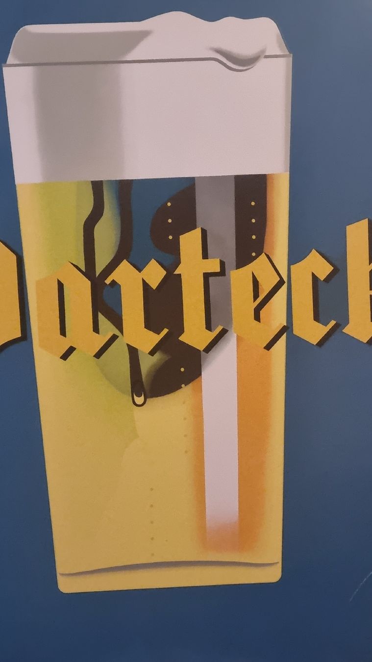Foto & Immagini: Warteck Bier Werbebild Vintage Deko Bar – Difettoso da Basel venduto da Jcva 9
