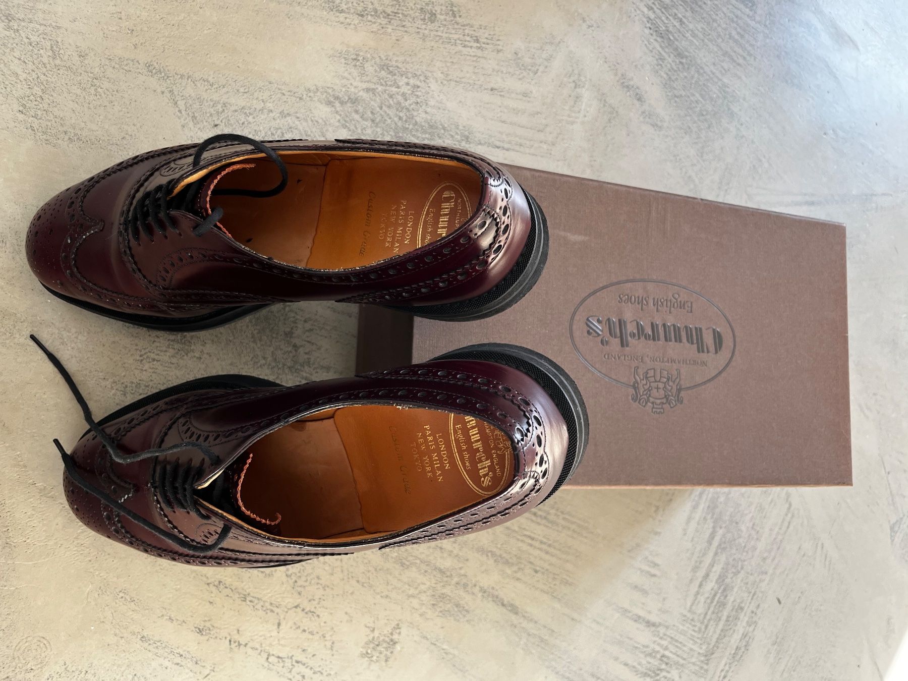 Church's Scarpe da uomo: Church’s derby bordeaux – Usato da Iseo venduto da val_tgk5 4