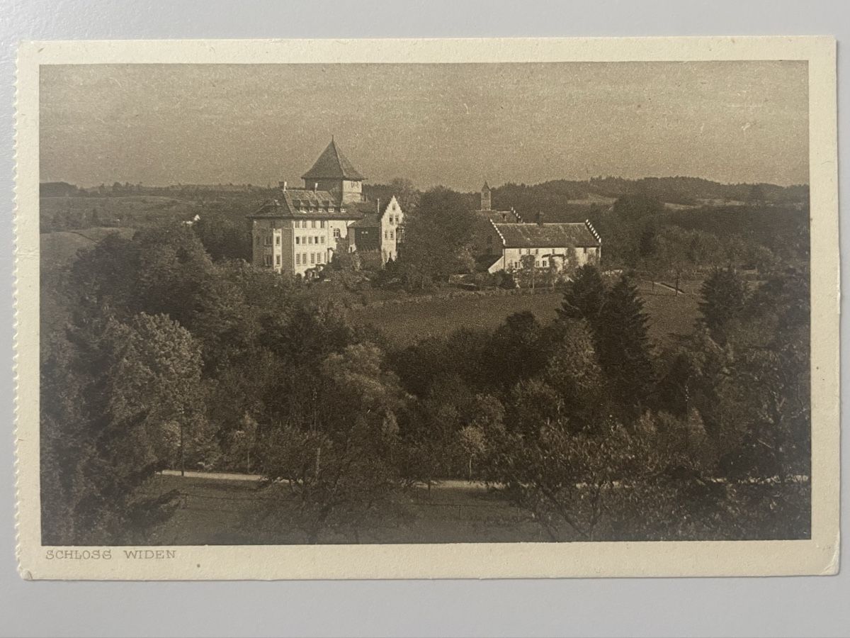 Cartoline postali: AK Schloss Widen in Ossingen – Usato da Unterstammheim venduto da Aro8