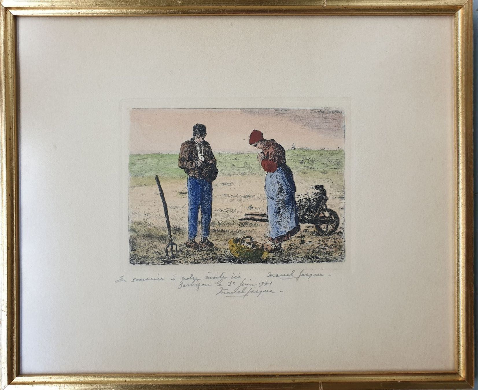Posters & Illustrations: Radierung/ J.F. Millet, Marcel Jacque – D'occasion à Zürich par B-Rock
