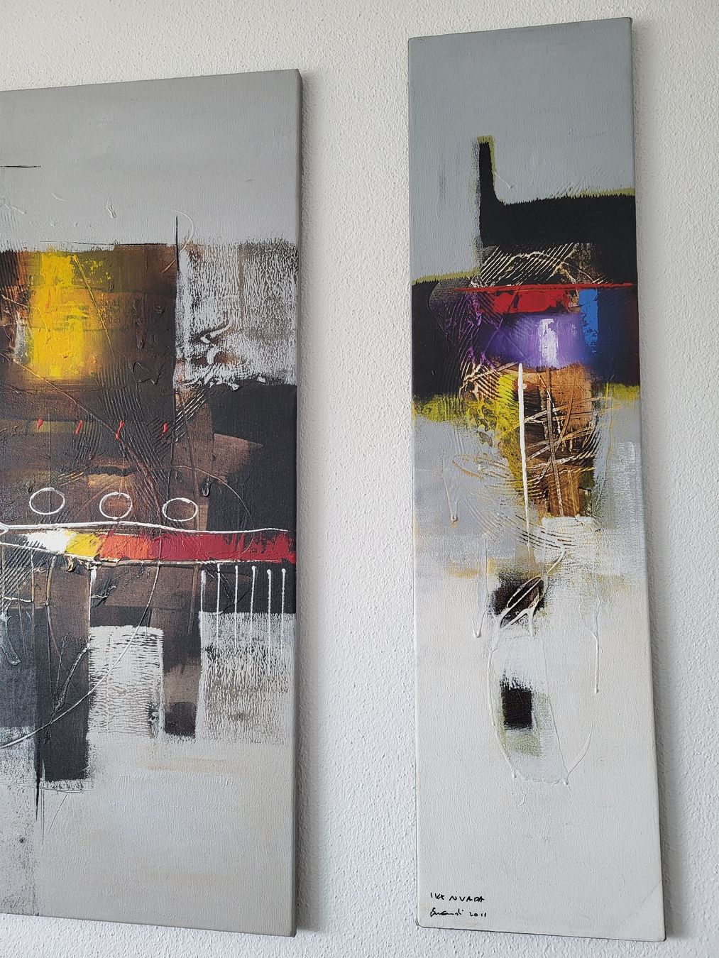 Poster & Bilder: Abstrakte Malerei auf Leinwand – Gebraucht aus Luzern von Alieska 2