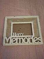 Schöner Fotorahmen "Happy Memories" für Fotos -Neu!