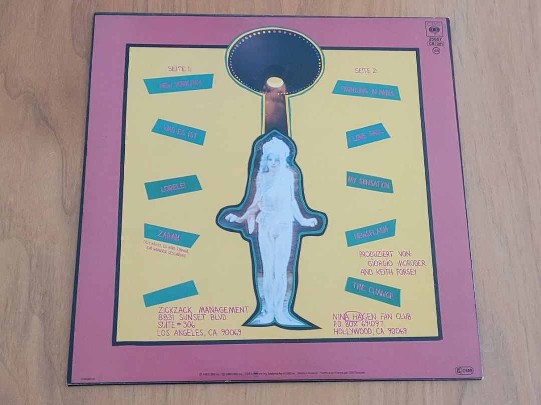 Dischi in vinile: LP  Nina Hagen – Usato da Martigny venduto da MZ-67 1