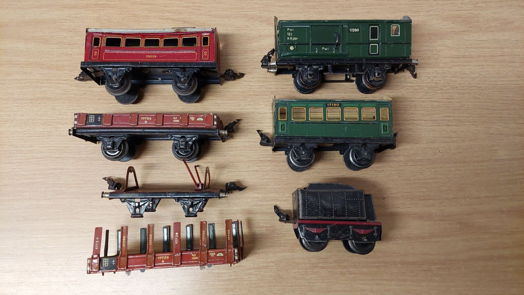 Modellini di ferrovie: Tinplate Bastelware Spur 0 – Difettoso da Wädenswil venduto da Frosch33 6