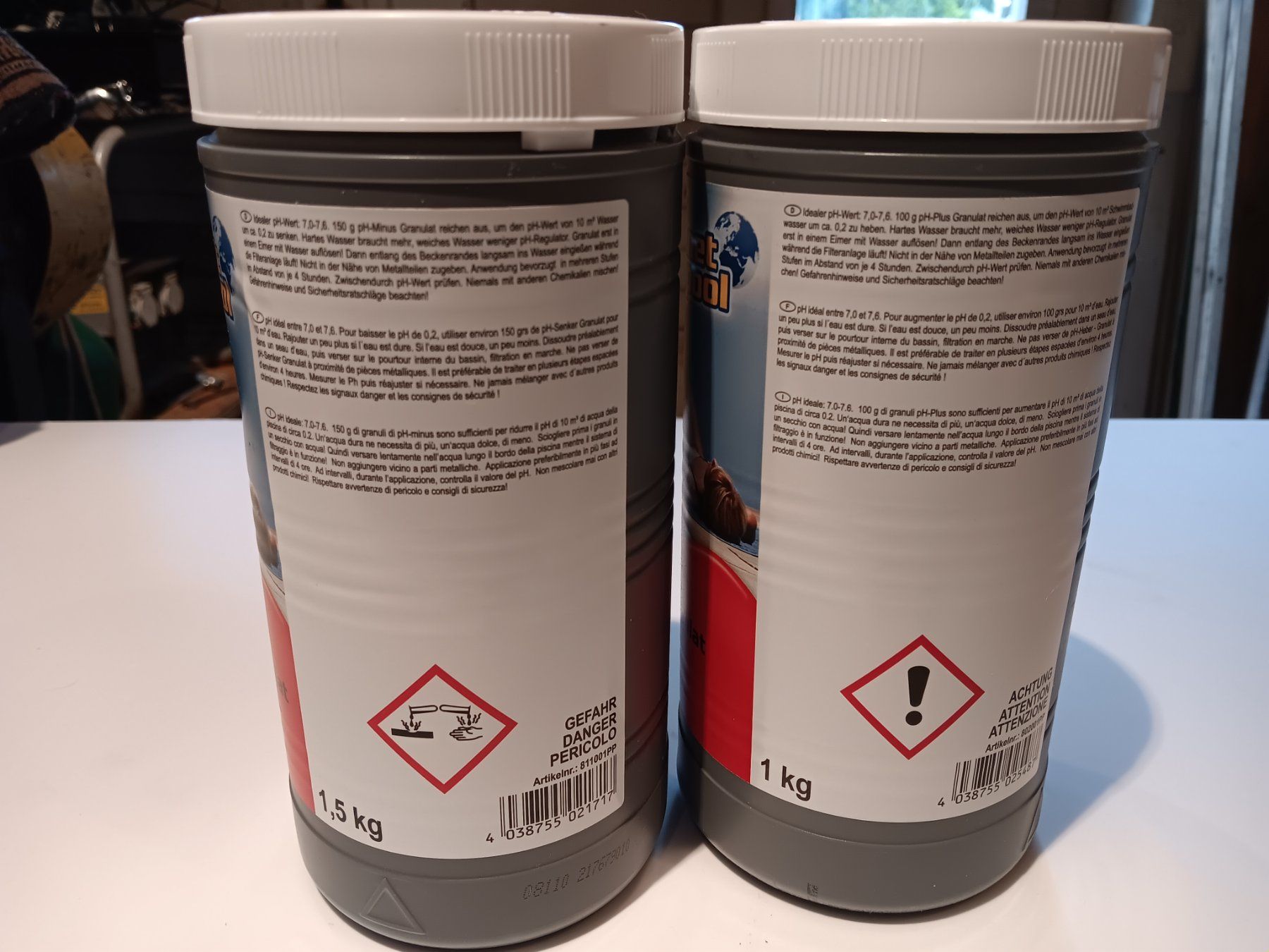 Piscine: Poolchemie wie PH-Minus und PH-Plus – Nuovo e nell'imballaggio originale da Dietikon venduto da Sauber64 1
