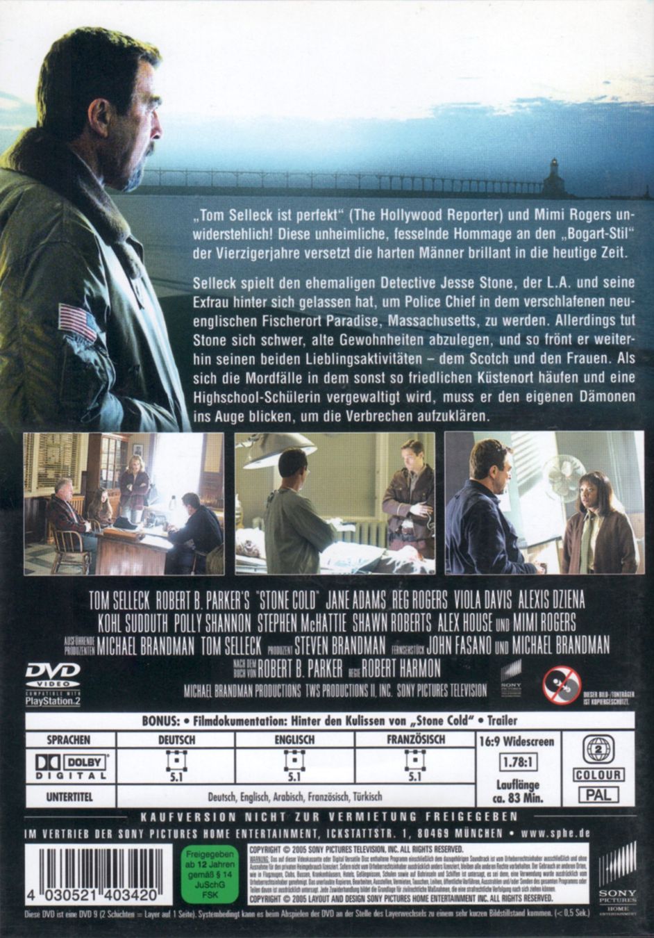 Tutti i DVDs: DVD: Stone Cold - Eiskalt (mit: Tom Selleck, Viola Davis) – Usato da Tägerig venduto da fil_f8k6 1