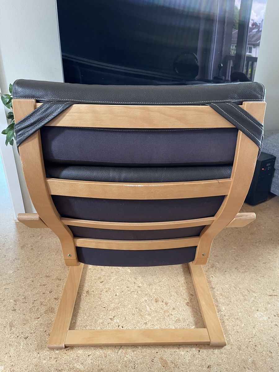 Ikea Poltrone: Poäng-Sessel Ikea Leder – Usato da Grüningen venduto da Thommyr 2