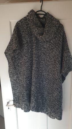 warmer Strick-Poncho, onesize
