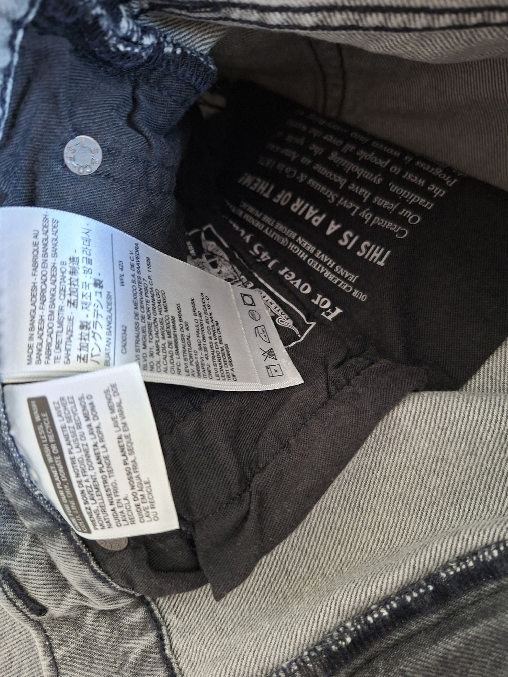 Levi's Jeans: Levi's 511 Slim gris taille 34/34 – Usato da Renens VD venduto da ser_j2fn 8
