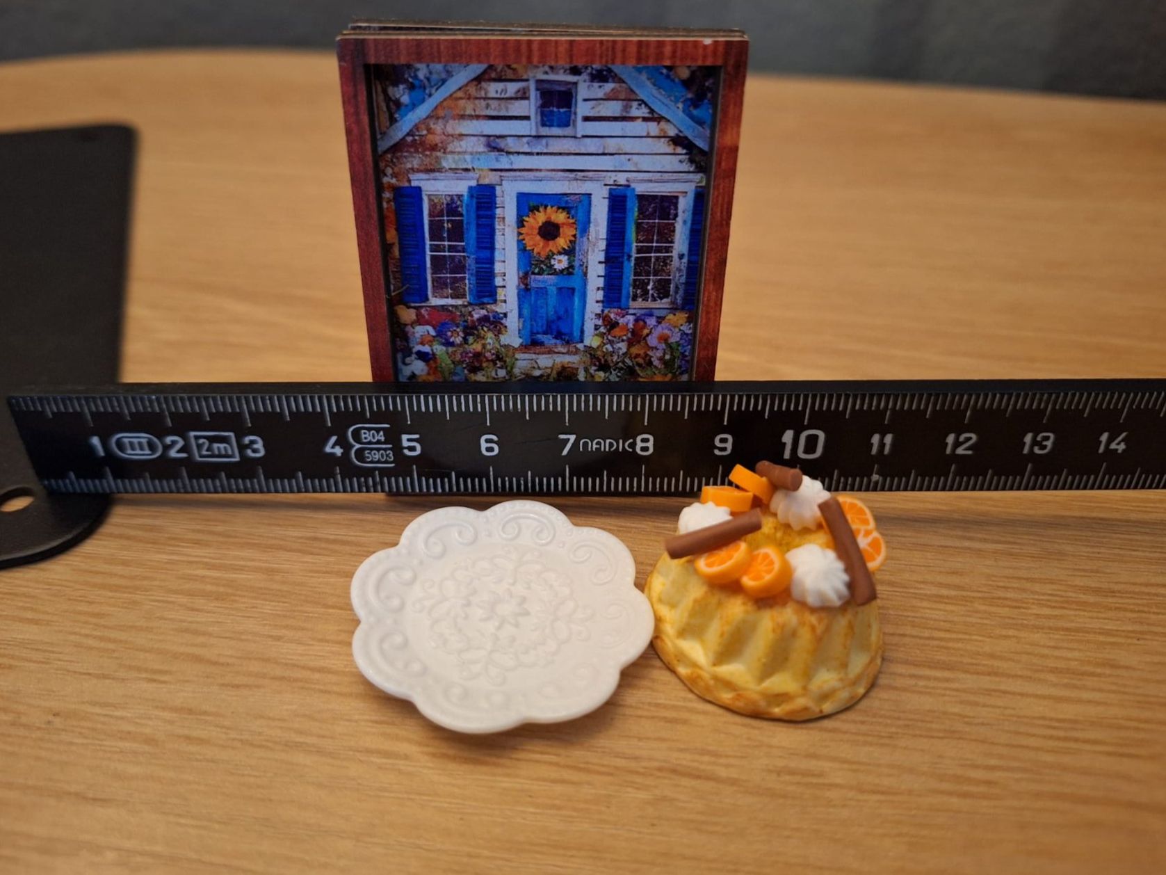 Case e mobili per bambole: Handmade Orangen Gugelhupf – Nuovo (secondo la descrizione) da Zürich venduto da HandmadeTinyFood 1