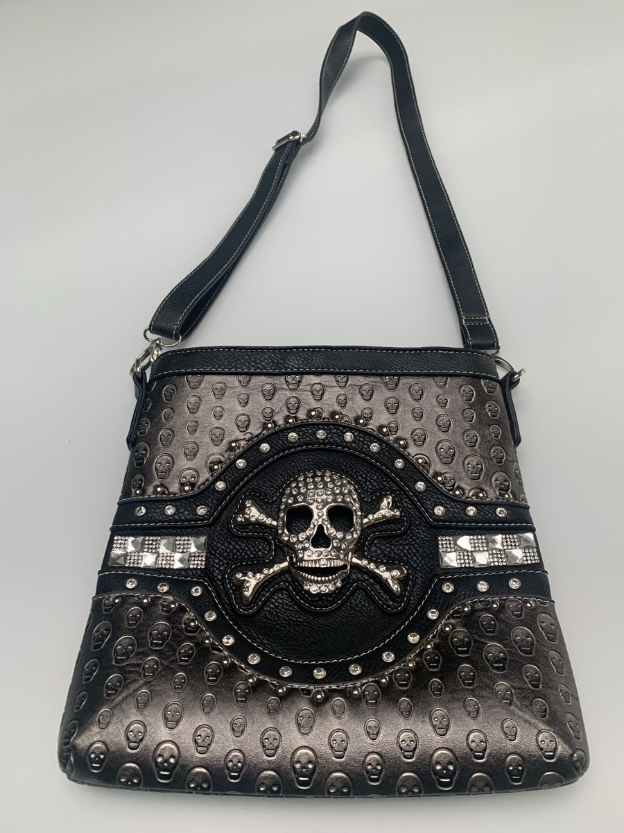 Harley-Davidson Borse: exklusive Skull Tasche - NEU – Nuovo (secondo la descrizione) da Gurmels venduto da topsommer 1