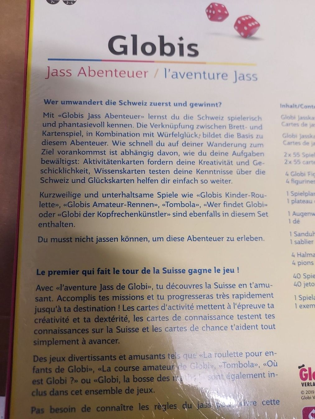 Giochi: Globi Spiel / Globis Jass Abenteuer NEU – Nuovo e nell'imballaggio originale da Altishofen venduto da tammy05 1
