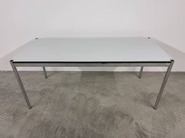 Original USM Haller Schreibtisch 175x75 cm Perlgrau