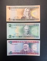 3 Banknoten Litauen 1993 – 1994, unzirkuliert