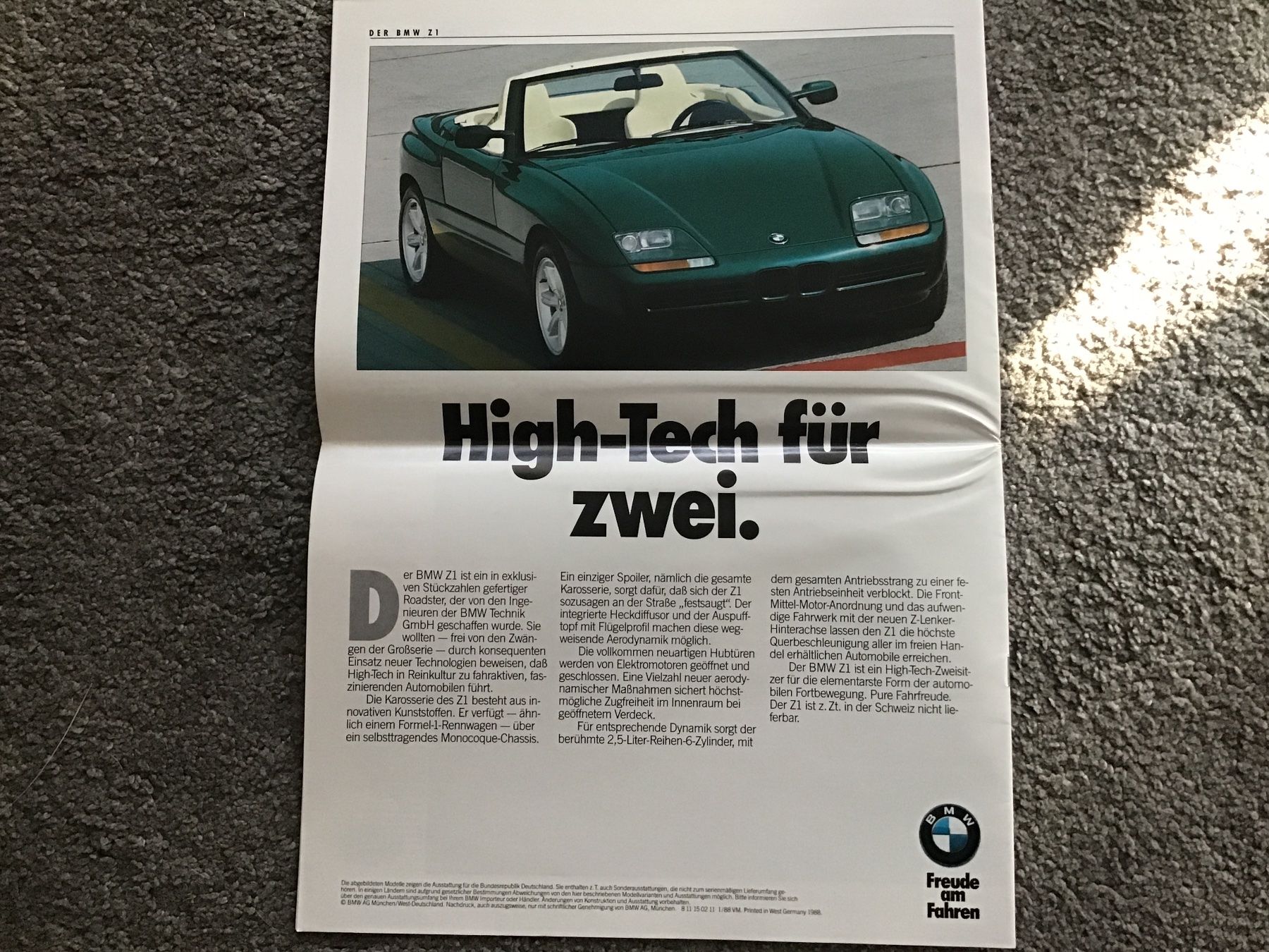 BMW Documenti: BMW Programm 1/1988 Verkaufsprospekt 16 Seiten – Usato da Scherzingen venduto da Starseller62 8